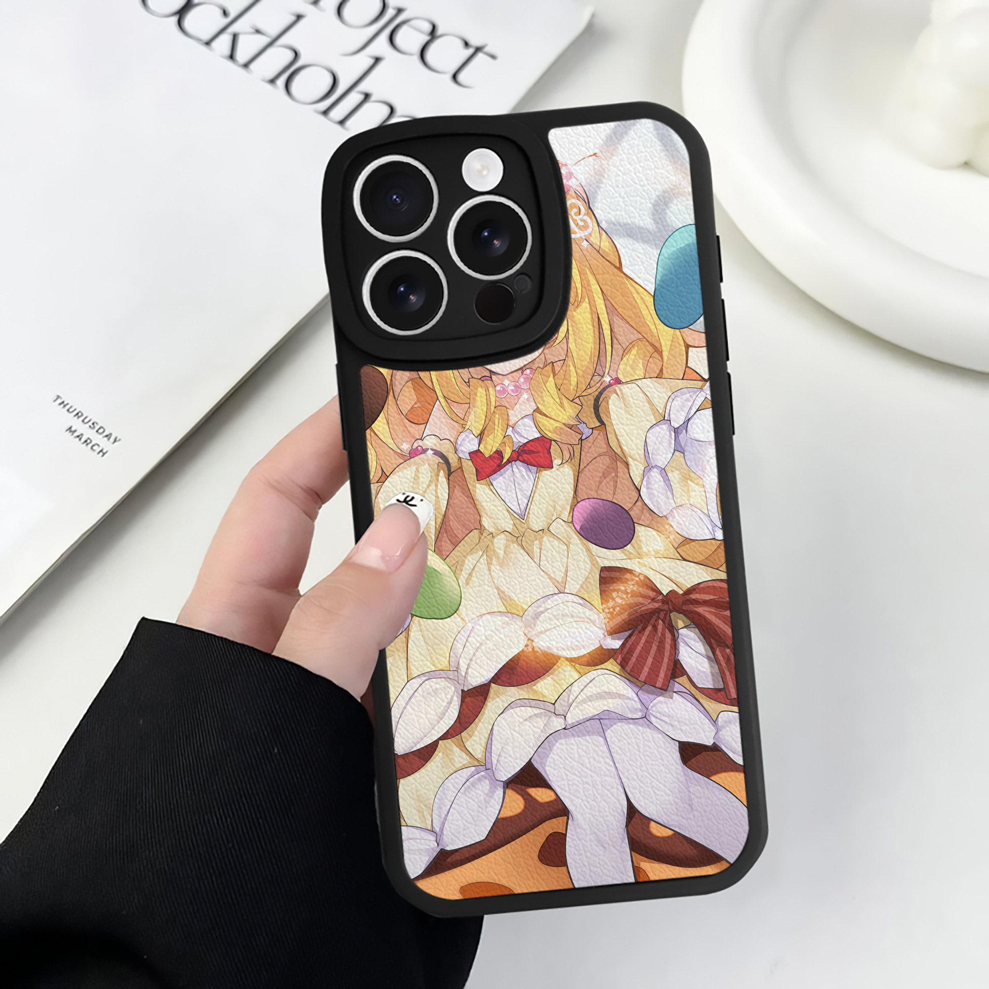 （画像用） 遊☆戯☆王 Yu-Gi-Oh! 【iPhone 16シリーズ対応】シリコンスマホケース（レザー調） 材質：シリコン